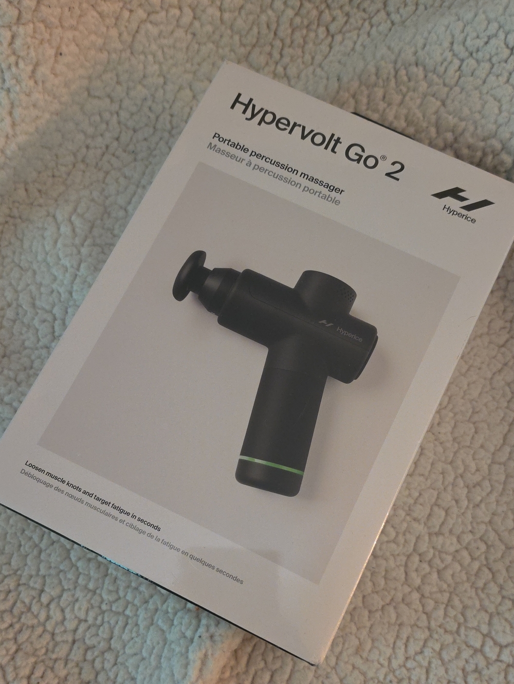 Hypervolt Go 2 Portable Massage Gun - Black